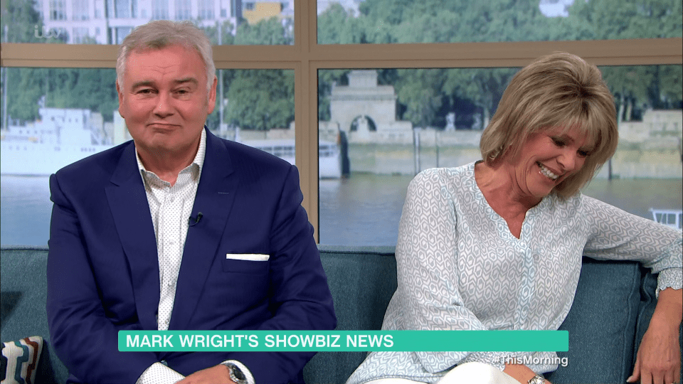  Eamonn Holmes joked wife Ruth Langsford would have to win two years in a row for her bottom