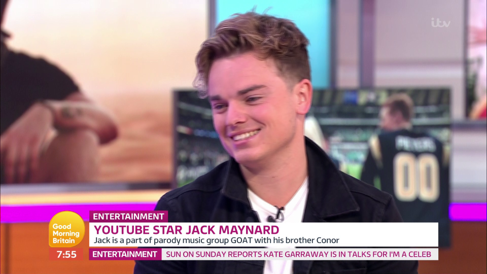  Jack Maynard got rather embarrassed while talking about Georgia Toffolo