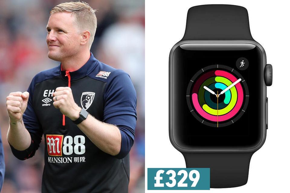  Eddie Howe had the upper hand with his Apple watch