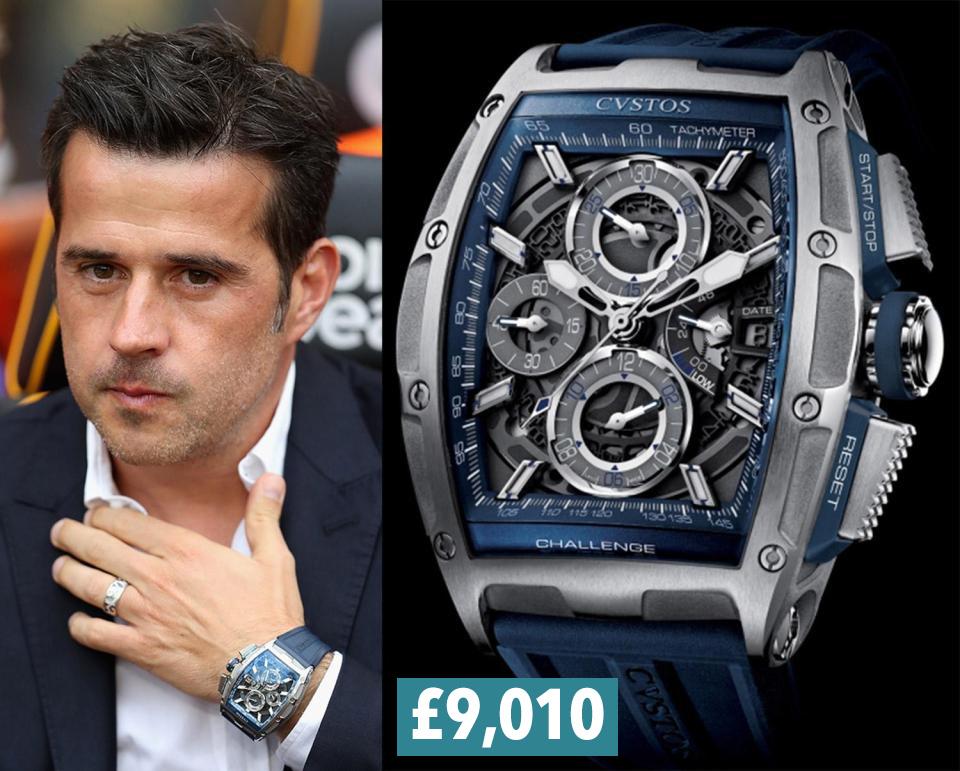  Marco Silva had one of the most expensive watches on show this weekend