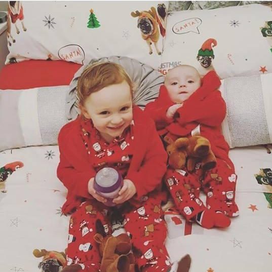  Both Georgia and Jude have special Christmas Day outfits