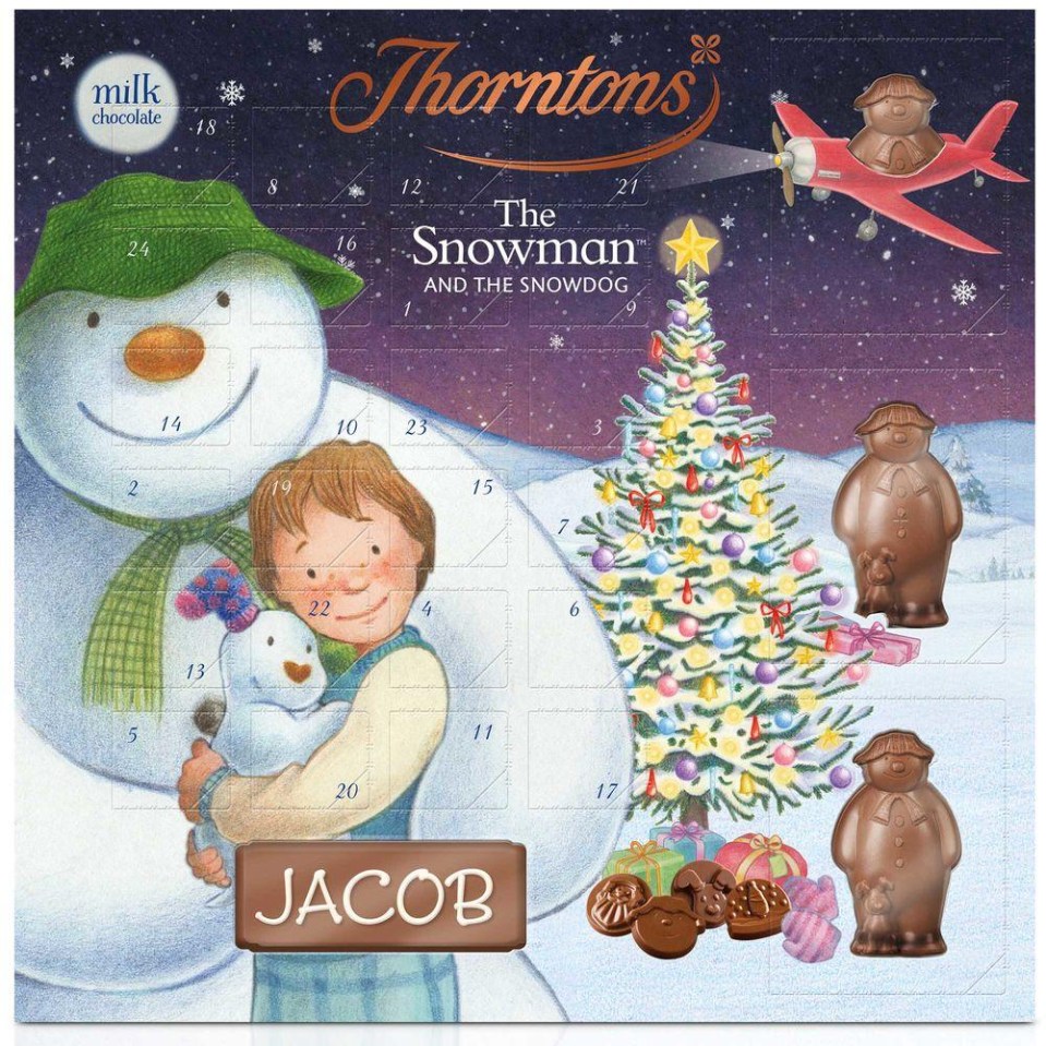 Grab five Thorntons Snowman advent calendars for just £20