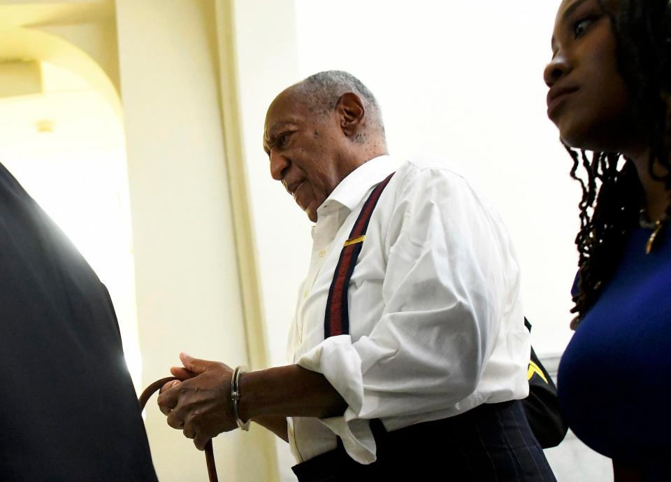  Cosby was led out of court in handcuffs and taken to Montgomery County Correctional Facility, Pennsylvania