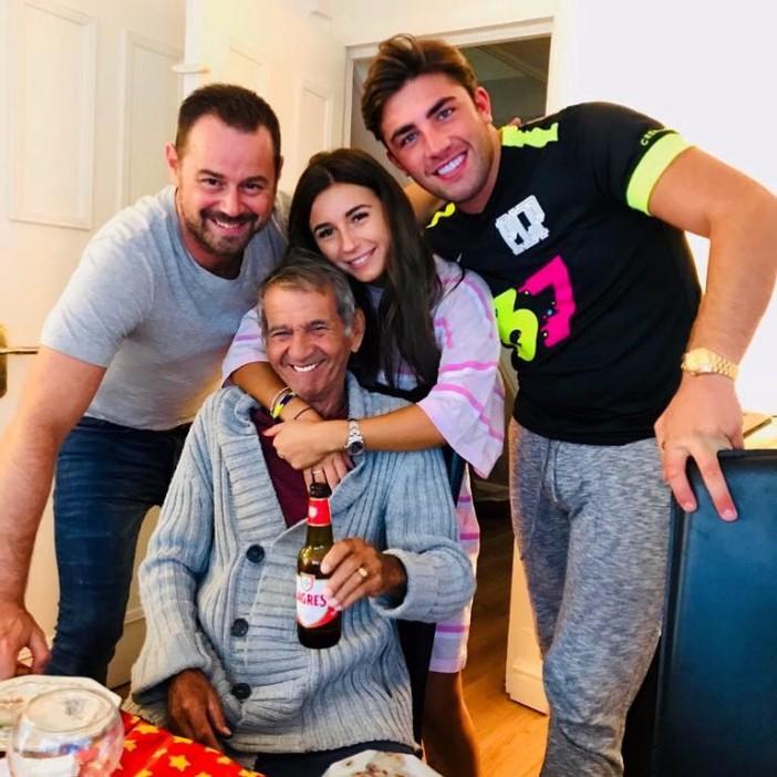  Jack has been welcomed into Dani's family as he spends time with her famous dad Danny and granddad Bruv