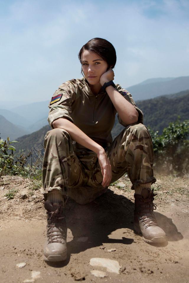  Michelle Keegan stars on BBC hit Our Girl as soldier Georgie Lane