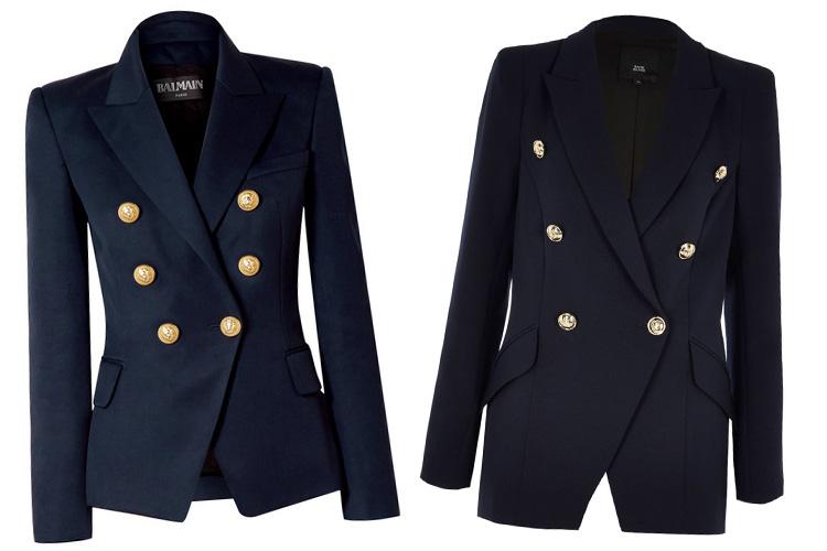 One of these blazers costs £1,495, and the other just £70 – can you spot the difference?