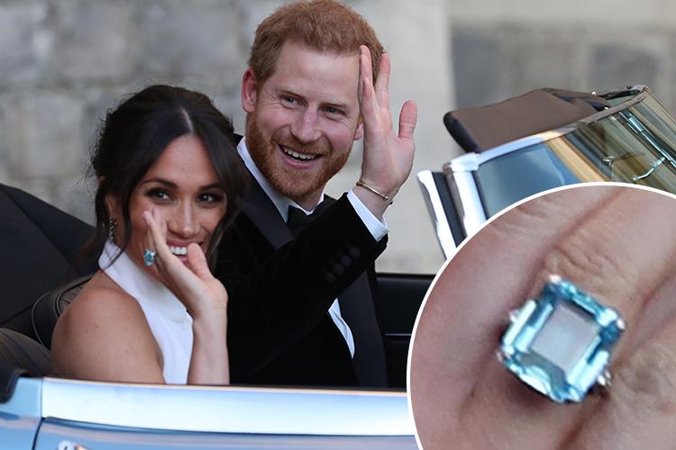 Meghan Markle wore the ring on her wedding day