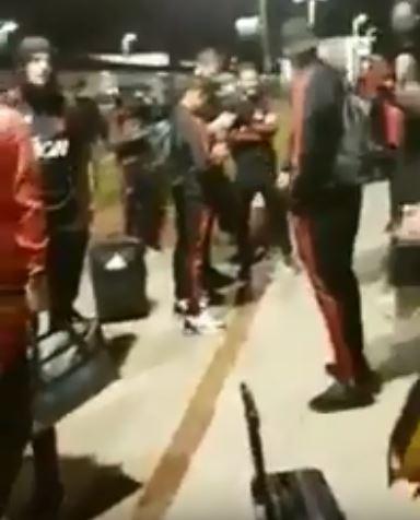  United's players got the train back to Manchester, which they regularly do when playing in or near London