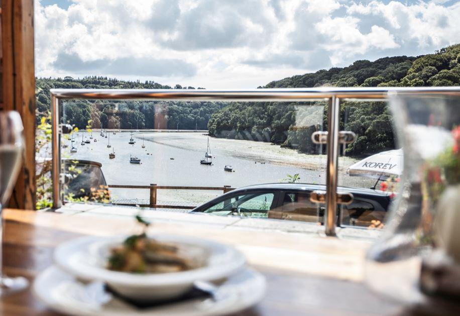  The pub's location has stunning views across the estuary