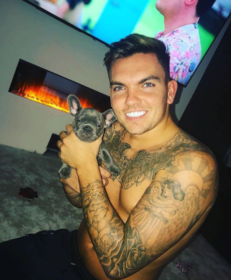  The pooch, which she shares with boyfriend Sam Gowland, is called Ivy