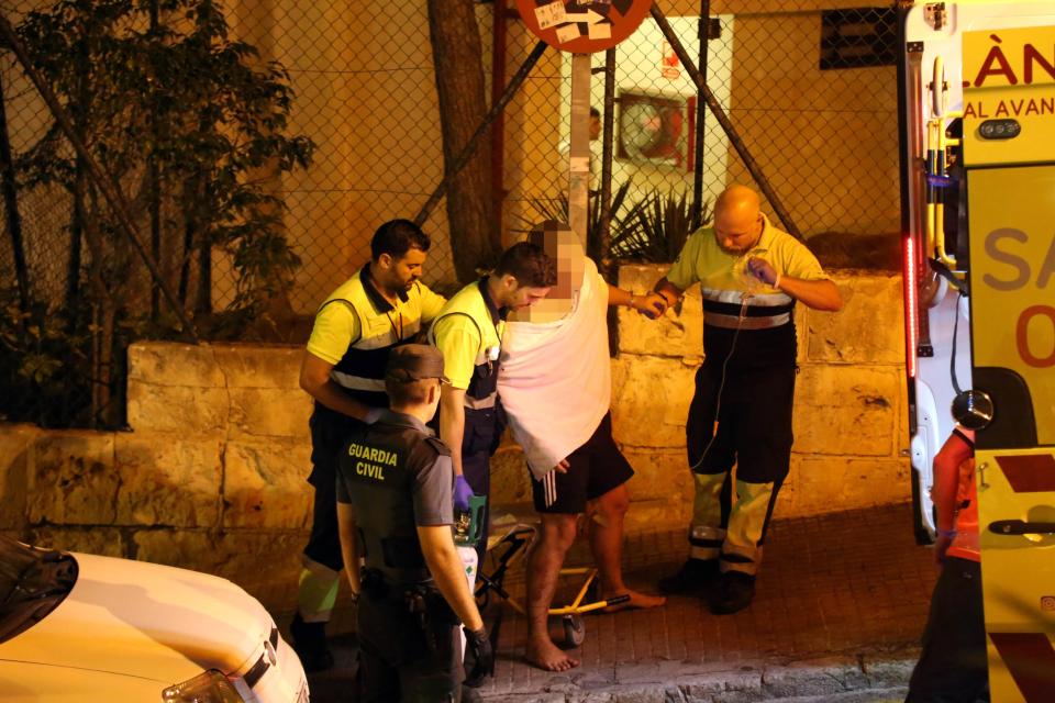  The victim was stabbed six times at the Spanish party resort