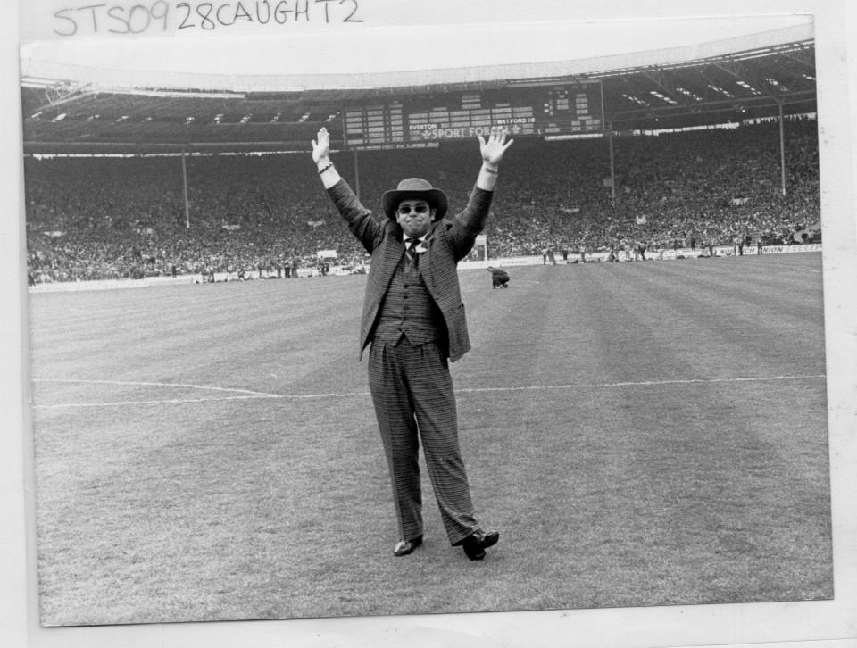  Elton John, pictured at the FA Cup Final in 1984, has twice been chairman of Watford - from 1976 to 1987 and 1997 to 2002