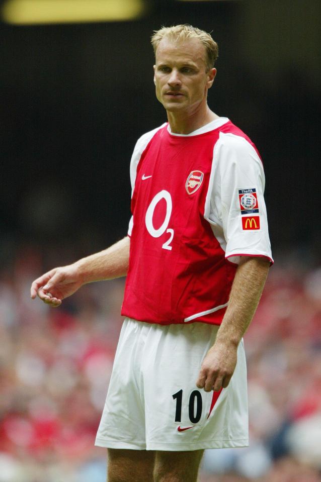  Dennis Bergkamp is regarded as one of Arsenal's best ever players