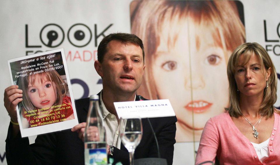  Maddie's parents Gerry and Kate believe their daughter could still be alive