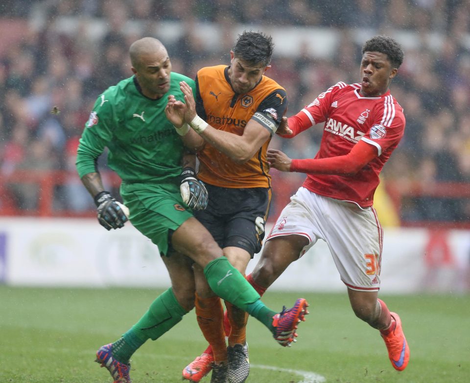  Akpom was on loan at Nottingham Forest for just two months in 2015