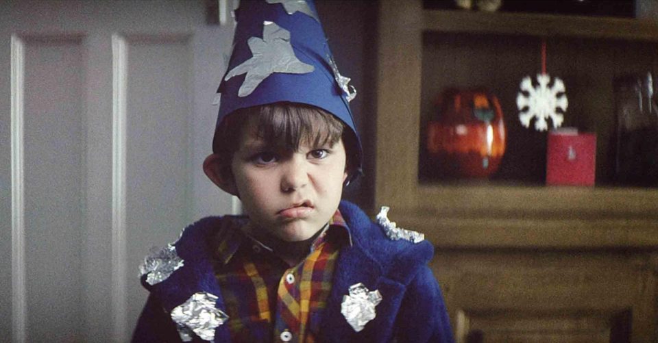  Little lad Lewis McGowan played the kid who was counting down to Christmas