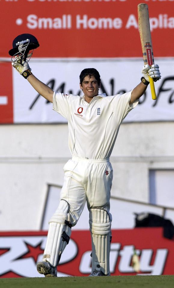  Alastair Cook will hang up his bat after the Fifth Test against India this week