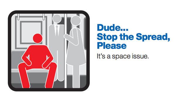  The MTA campaign for courteous travel on the New York subway