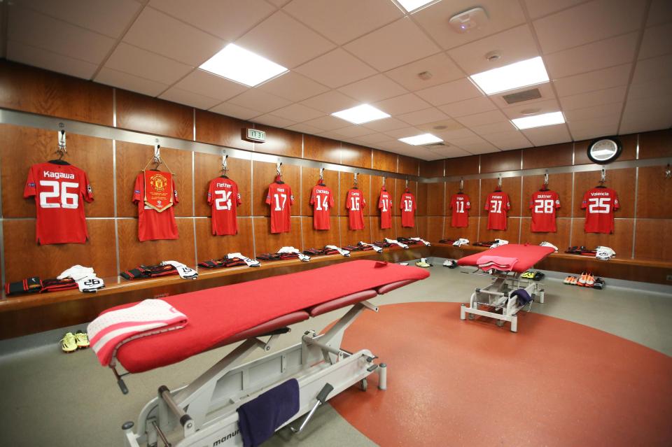  The home dressing room before being revamped