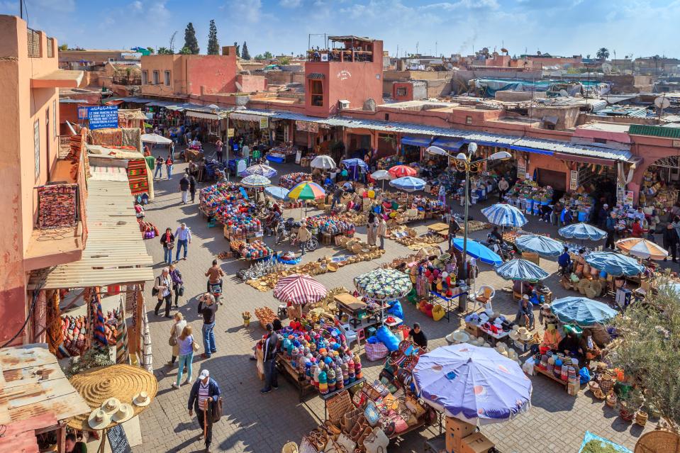  Browse for bargains together at the Medina markets on your adult-only break in Marrakesh