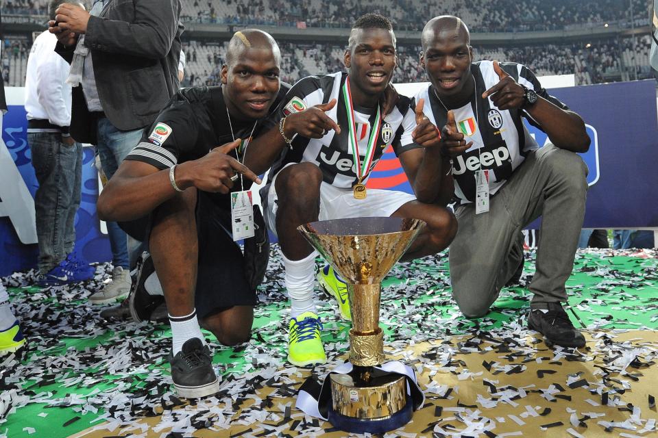  The 25-year-old, middle, won Serie A titles during his first spell in Turin