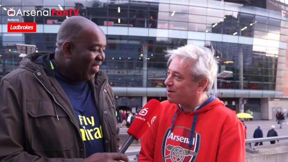  Robbie Lyle has been a regular feature at Arsenal games over the last six years, getting fans' views on the Gunners