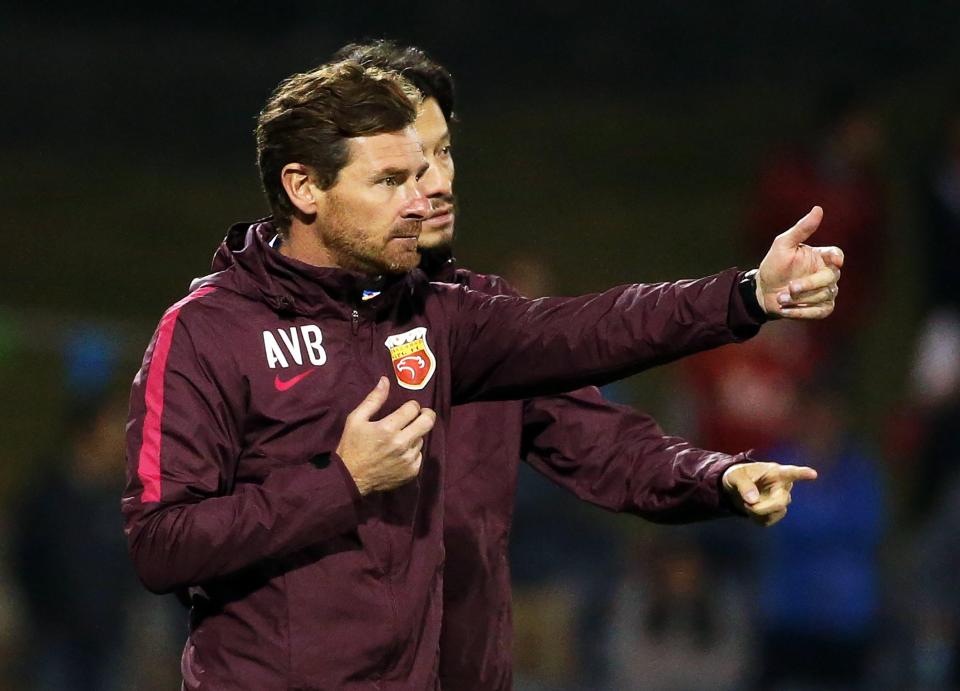  Villas-Boas' latest job was last year when he was coach of Shanghai SIPG