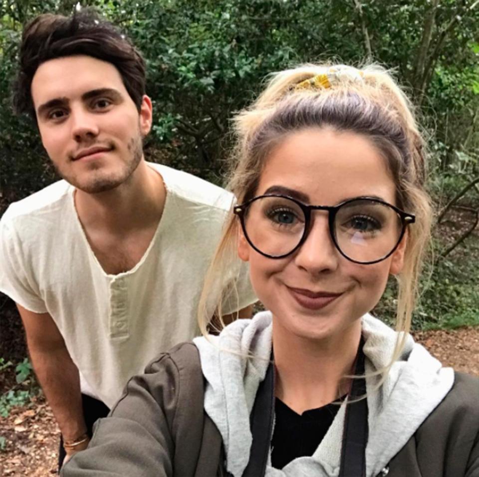  Zoella has battled with problem skin in the past