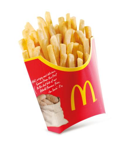  McDonald's Fries (Medium) contain 337 kcals