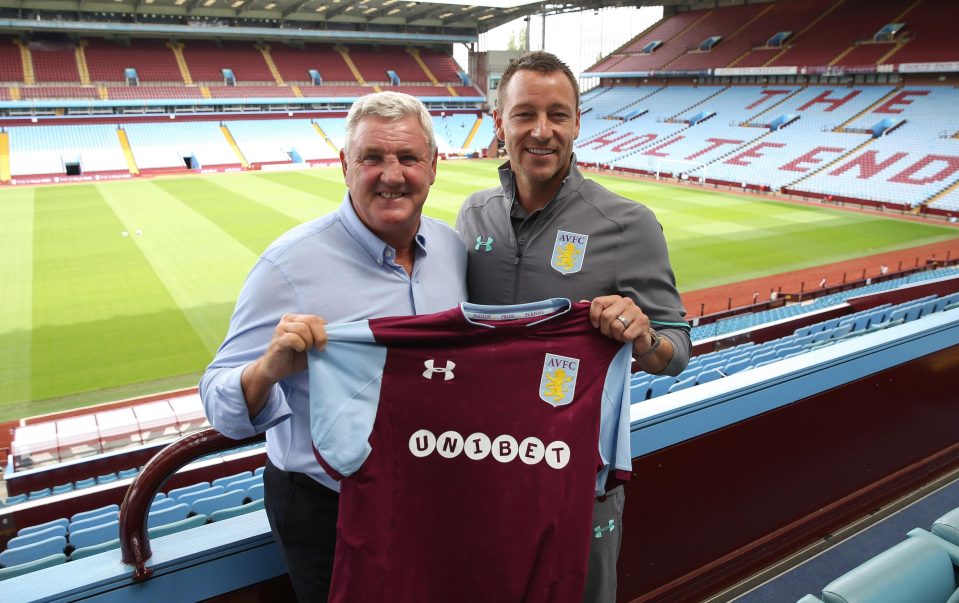  Steve Bruce signed John Terry for Villa at the start of last season... and now wants him back