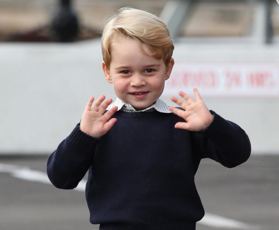  We should be seeing Prince George in a few weeks at Princess Eugenie's wedding