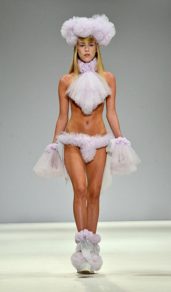  Mary walking for Pam Hogg back in 2013