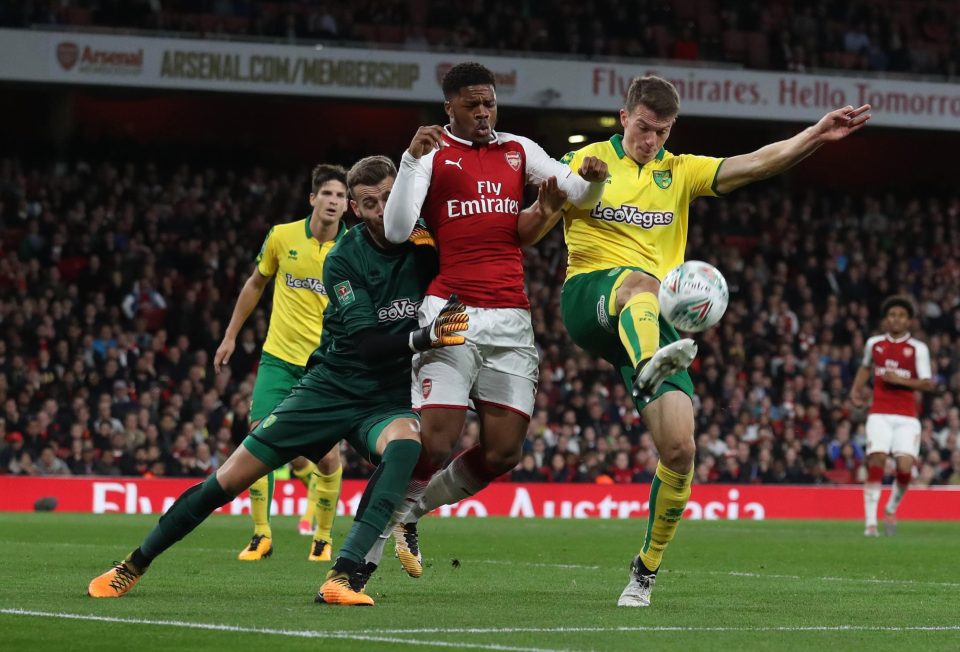  Akpom ended up making just 12 first-team appearances for Arsenal