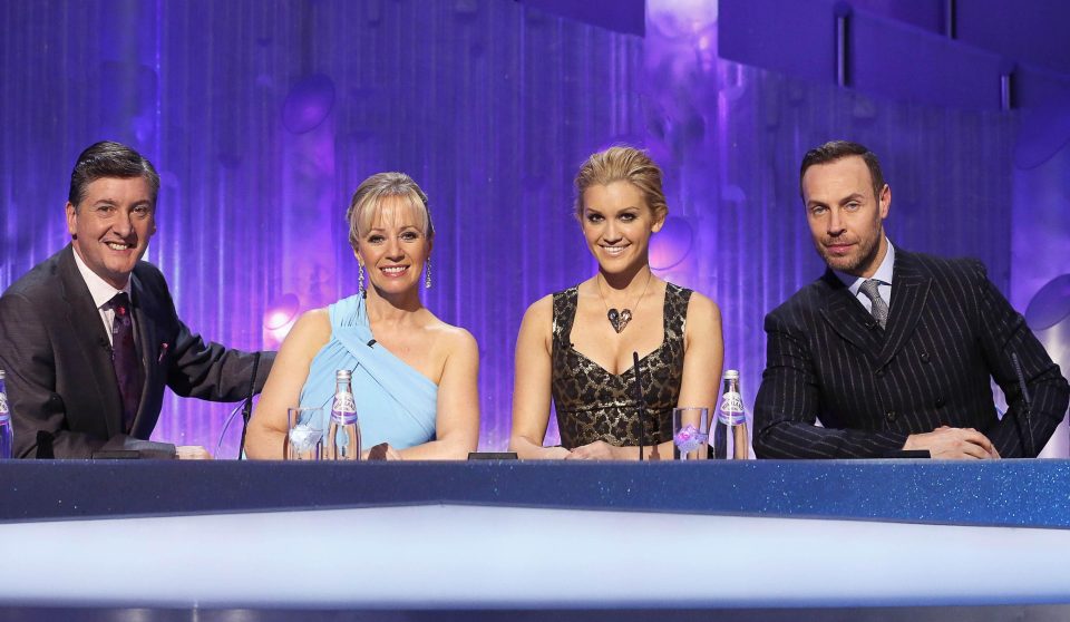  Jason and Karen will appear on the judging panel together again, seen here with Robin Cousins and Ashley Roberts in 2013