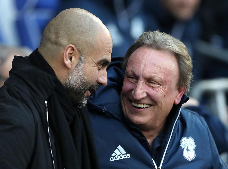  Neil Warnock and Pep Guardiola are poles apart in their footballing philosophies