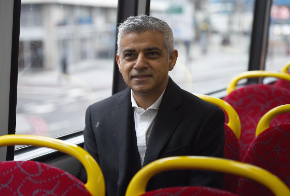  London Mayor Sadiq Khan. The Conservatives have accused him of letting London down