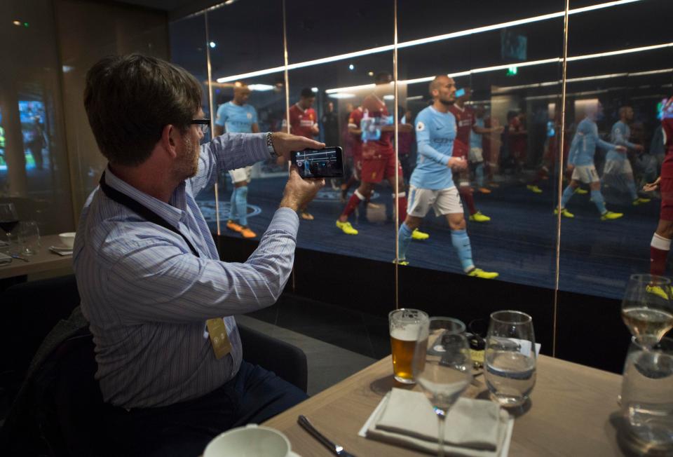  Manchester City's tunnel club has a bit of competition