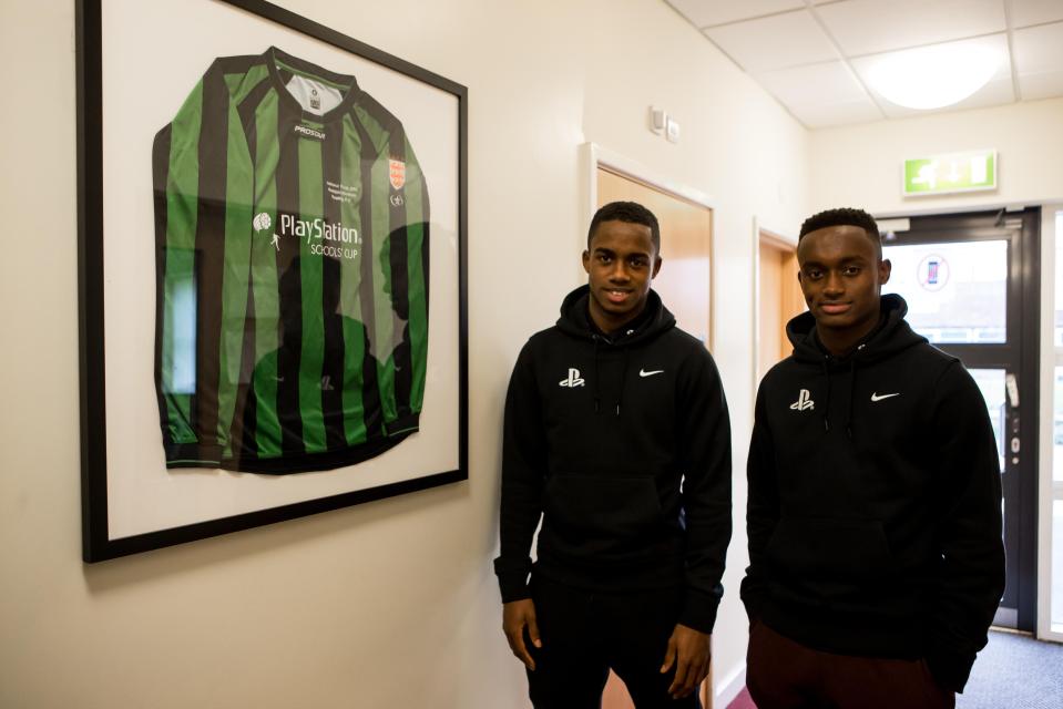  Ryan and Steven Sessegnon were both students at Coombe Boys' School