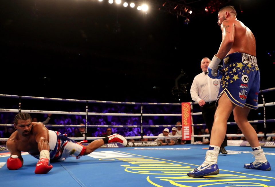  Tony Bellew floored David Haye in his last fight at the O2 Arena in March