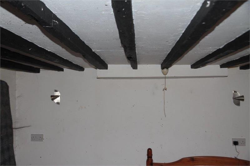  Police said they found traces of blood on the flat's ceiling