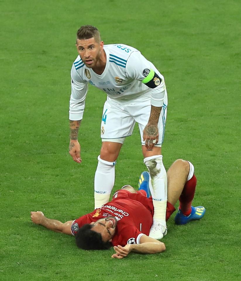  Tonight will be Ramos' first appearance in this country since he injured Mo Salah in the Champions League final