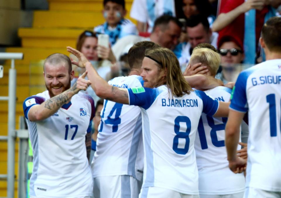  Iceland produced a shock draw against Argentina at the World Cup in July