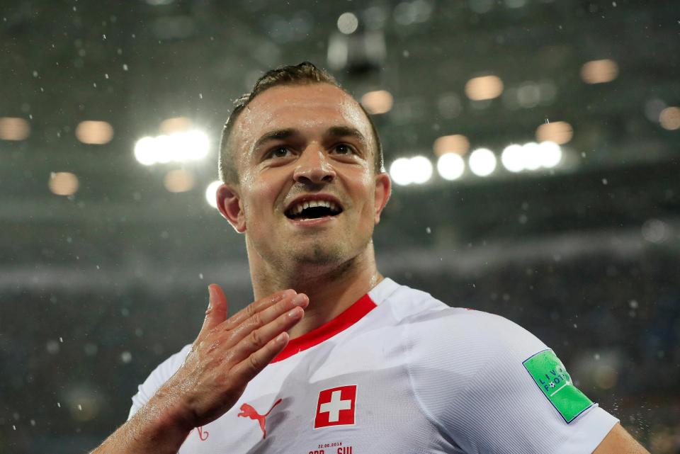  Liverpool's Xherdan Shaqiri will be the key attacking threat for Switzerland