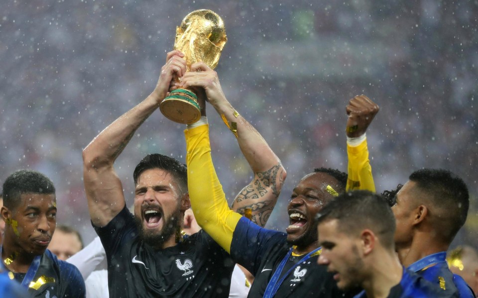 Olivier Giroud helped France win their second World Cup after they beat Croatia 4-2 in the final