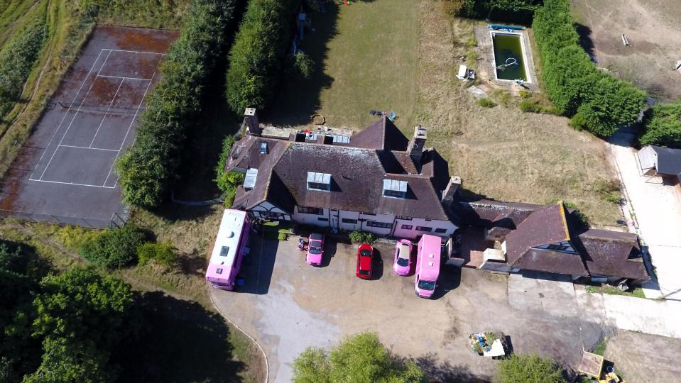  Katie Price's home has been left to fall into a state of disrepair