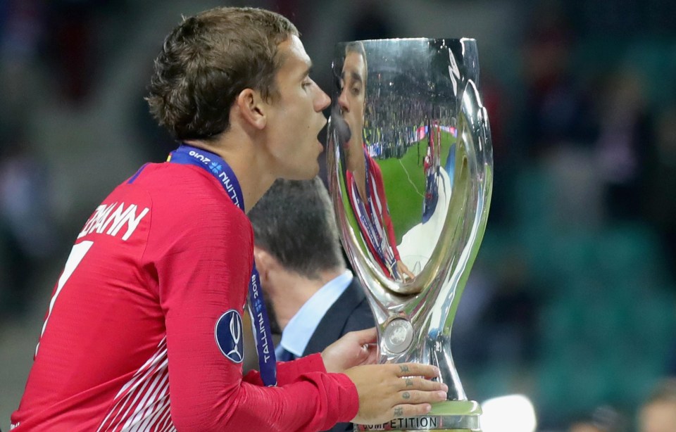 Antoine Griezmann added the European Super Cup to his collection, beating Real Madrid last month