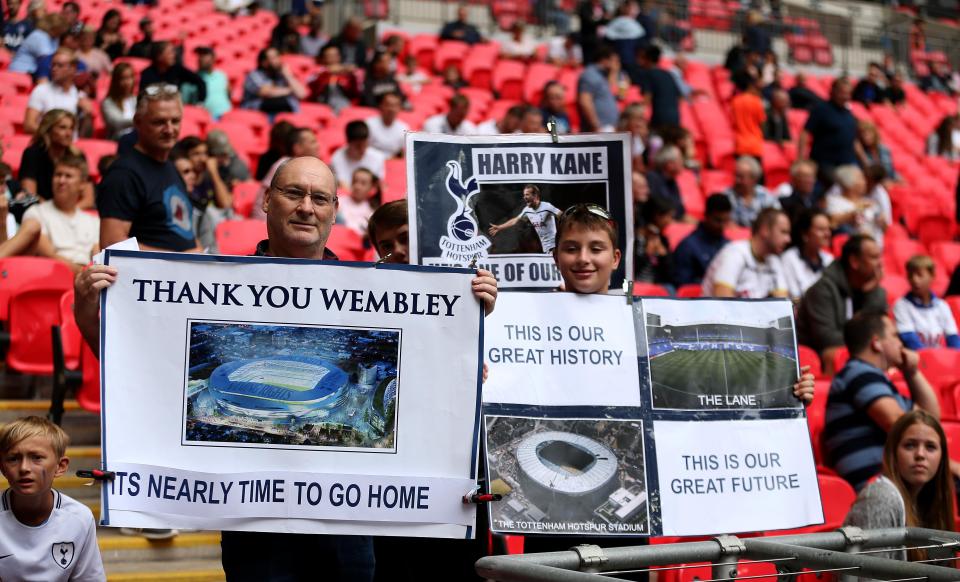  Tottenham fans thank Wembley chiefs ahead of their clash with Fulham