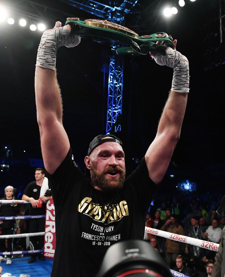  Fury vented his anger on social media hours after AJ's win