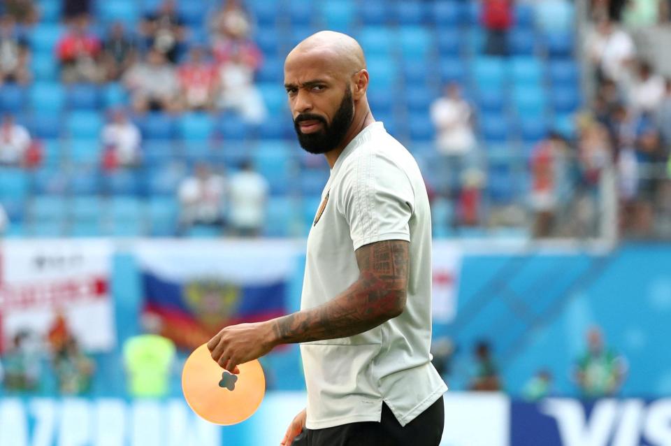  Thierry Henry was rejected for the manager's job at Bordeaux because of his excessive wage demands