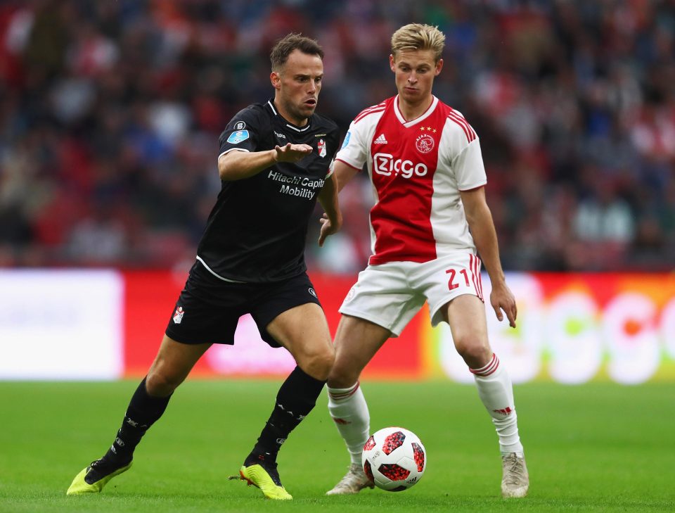  Ajax are thought to want at least £40million for the midfielder they signed in 2015